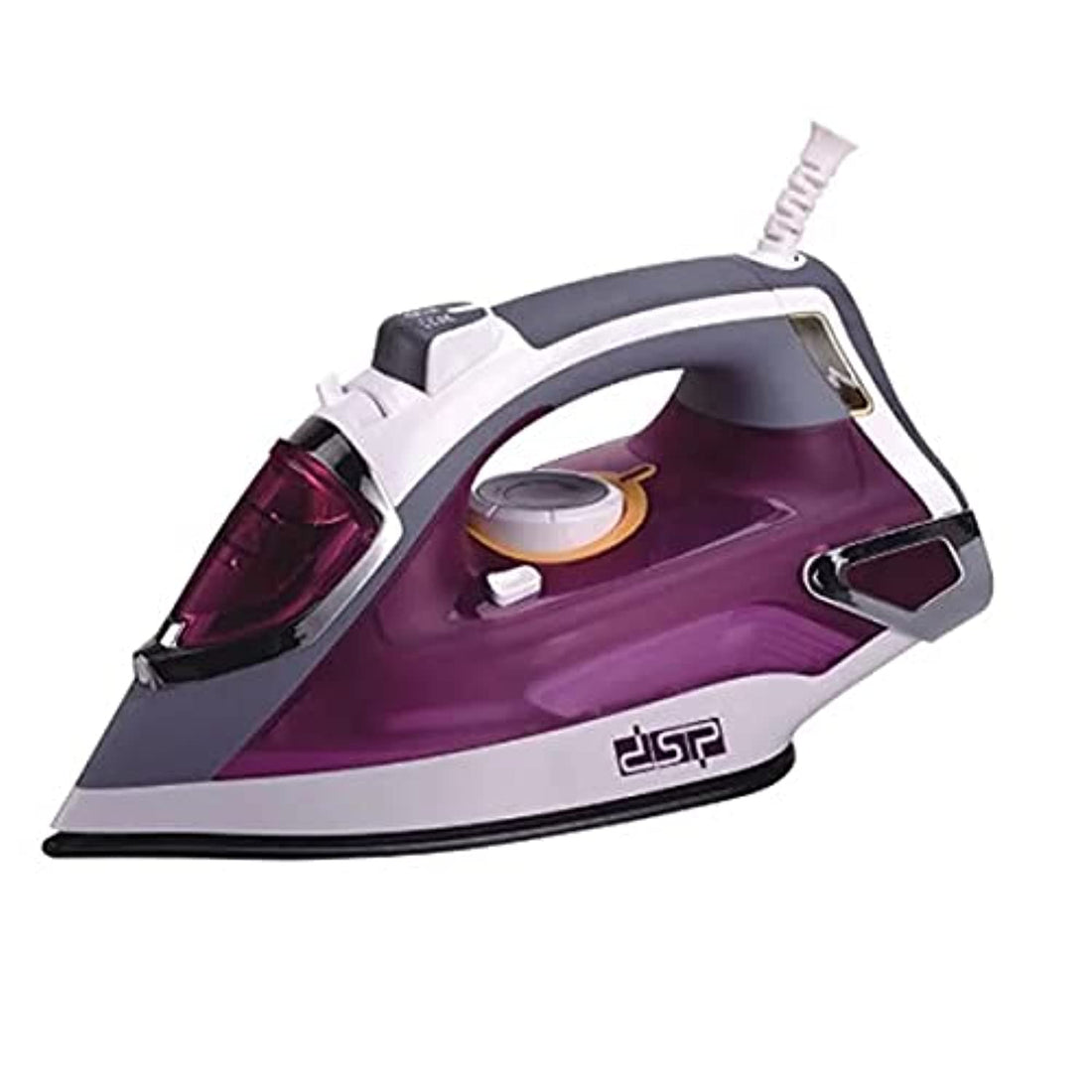 DSP Steam iron KD1032 2000w with ceramic soleplate Sealf-cleaning purple