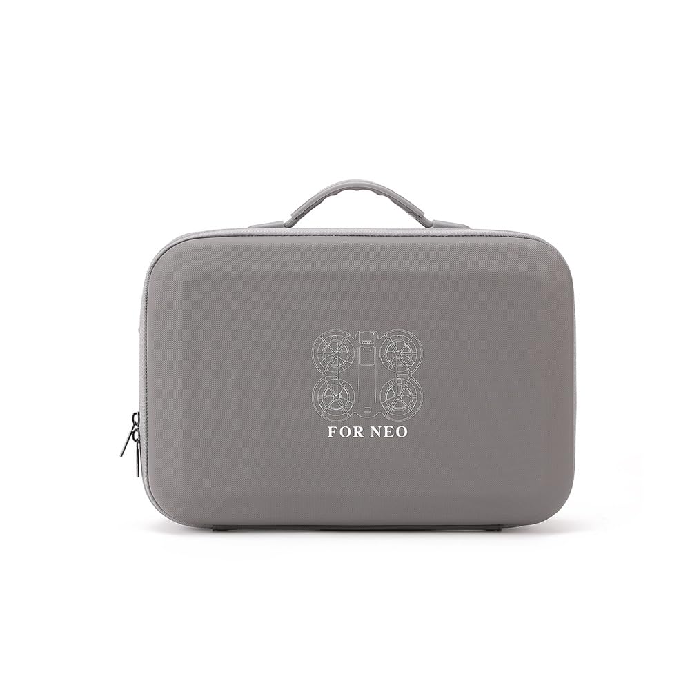 eWINNER Carrying Case Compatible for DJI Neo/PU Storage Bag Hard Case for DJI Drone Waterproof Carrying Bag Pouch Remote Controller Travel Protection Case Portable Large Capacity w/Shoulder Strap