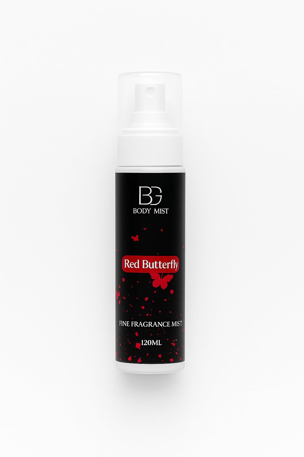 Red Butterfly Body Mist Spray for Women – Sweet Floral Fruity Fragrance, Long Lasting Refreshing Perfume Mist for Daily Use, Light and Gentle Scent Spray for Home, Office & Travel – 120 ml