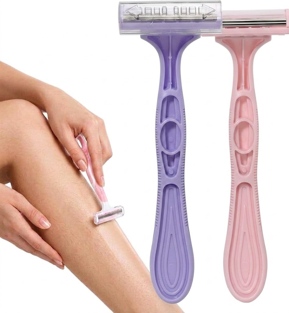 Bikini Razor for Women | No Cuts, No Bumps Hair Removal - Nano-Precision Blade with Safety Comb |, Irritation-Free Bikini Line Shave- pink or purple-1pc