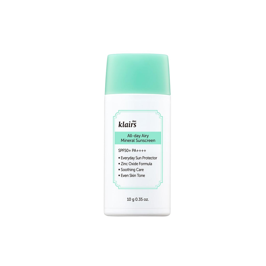 Dear Klairs All-day Airy Mineral Sunscreen 10g
