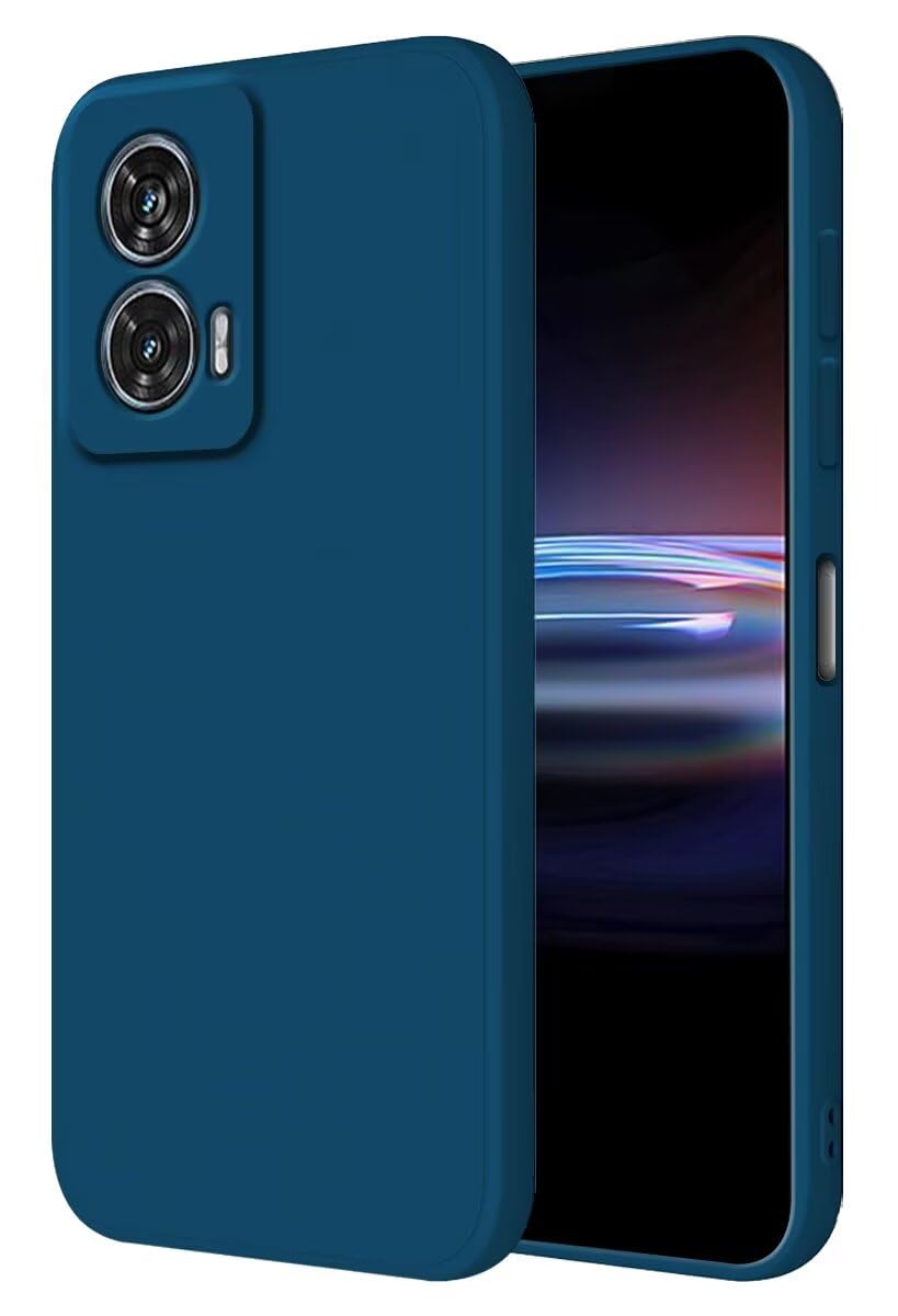 HONLEN Case Compatible with Motorola Moto Edge 50 Fusion (6.7 Inches) Soft Liquid TPU Silicone Protective Case, Shockproof in Scratch-Resistant Protective Cover