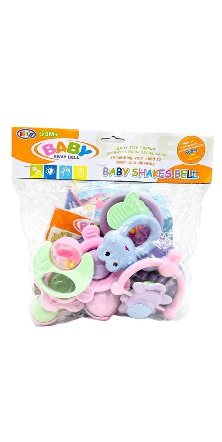 Baby Rattles Multicolor, With Different Shapes