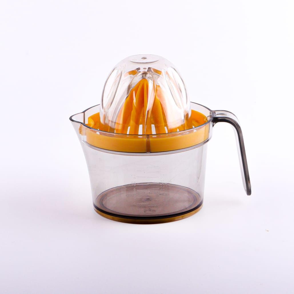 Acrylic Manual Orange Juicer With Non-Slip Lid 500Ml - Clear Orange Le-Marche_749