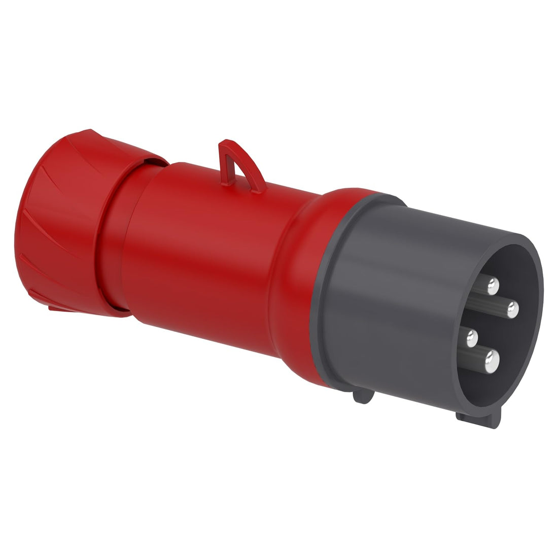 Socket 4 Ball 32 Amp Schneider Pratika wander plug - straight - 32 A - 3P + E - 380...415 V AC - IP44 PKE32M434