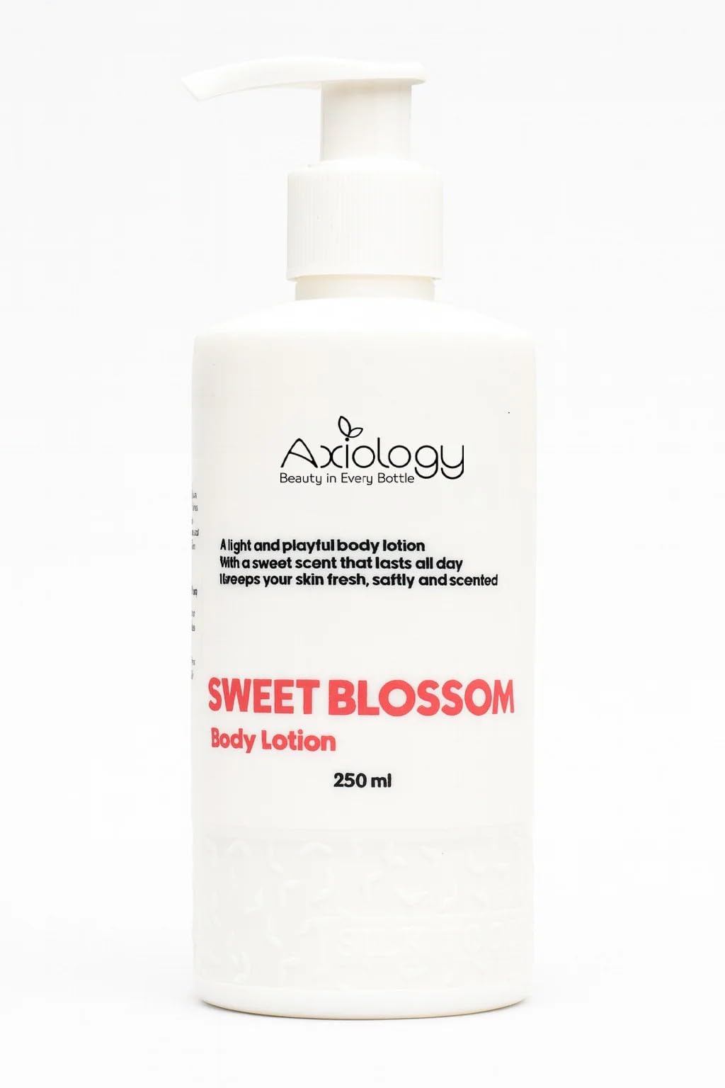 Axiology Sweet Blossom Body Lotion, Light and Playful Formula, Bottle, 250 ml
