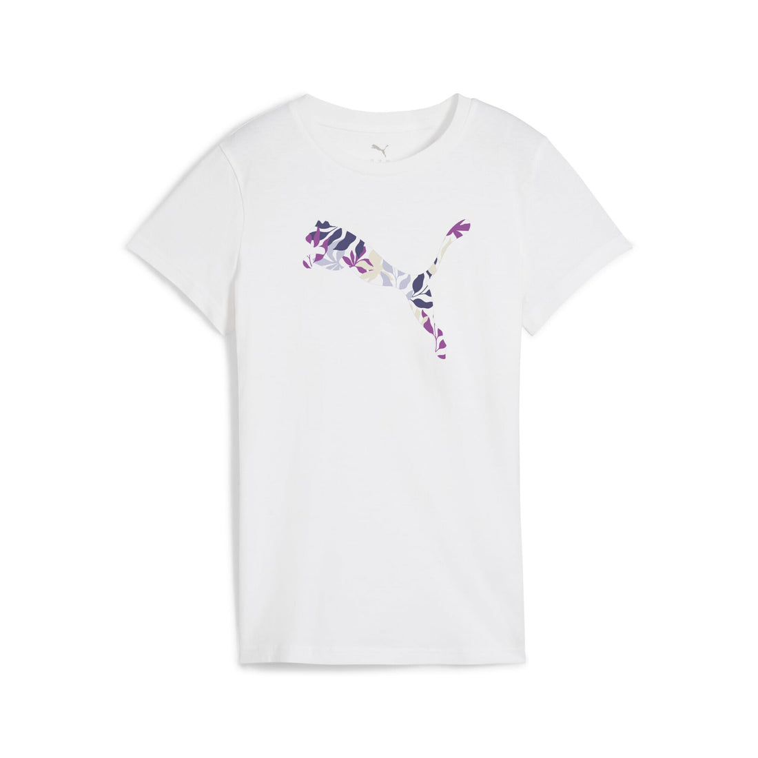 PUMA Womens GRAPHICS Floral Cat Logo Tee Tees