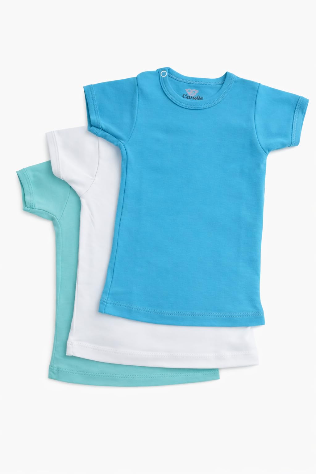 Candie Baby Short Sleeve T-Shirts, Cotton (Boy Pack, 12-18 M)