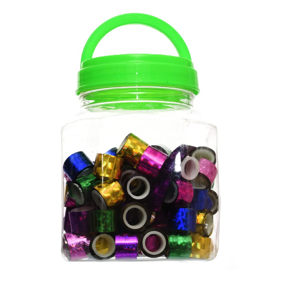 3A Washi Masking Colorful Craft Tape Jar Of 90 Tape - Multi Color