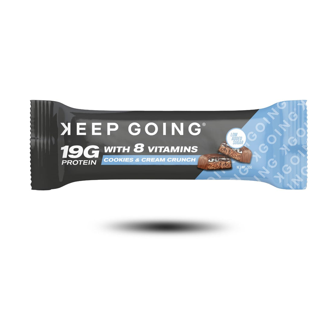 KEEP GOING® Protein & Vitamin Bar Cookies & Cream Crunch