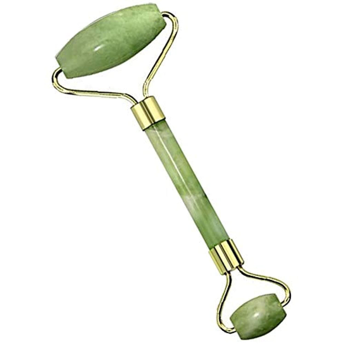 Jade Roller for Face, 100% All-Natural jade, Highly Potent, Anti Aging Wrinkle, Facial Massager Therapy, Clears Toxins, Reduces Puffiness