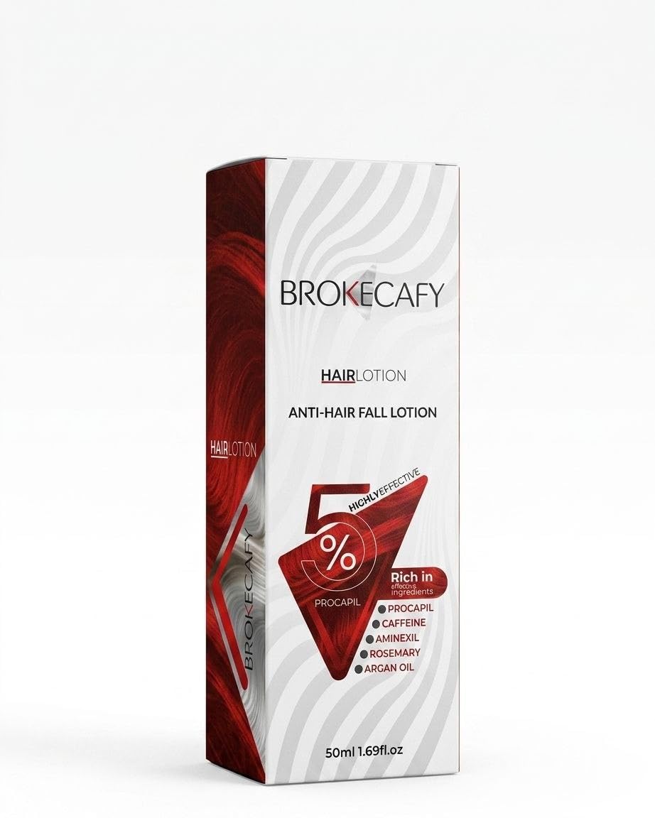 Anti-Hair Fall Lotion 50ml | 5% Procapil, Caffeine, Aminexil, Rosemary & Argan Oil | Highly Effective Hair Growth & Strengthening Spray