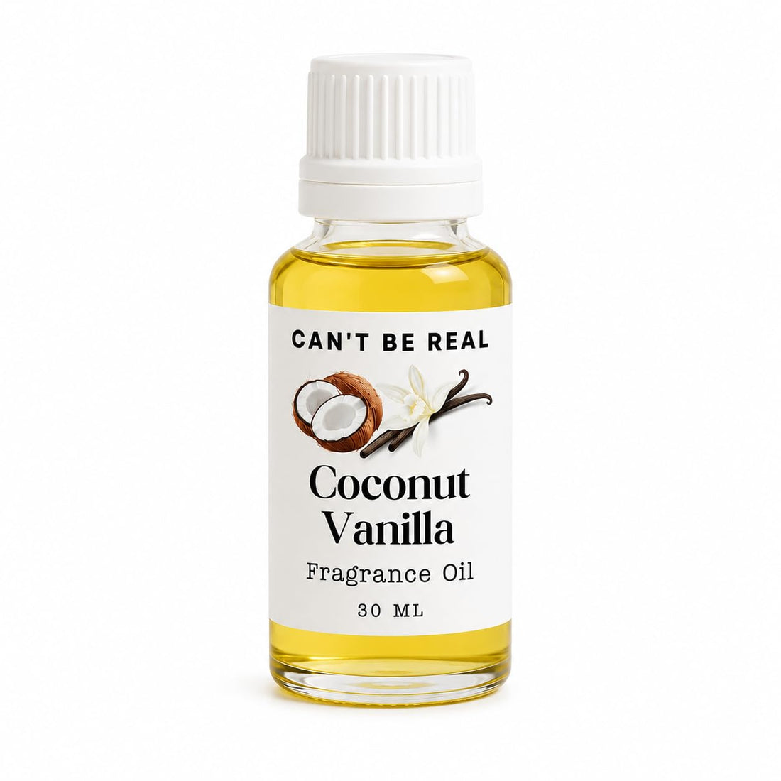 Fragrance Oil 30 ml, Long-Lasting Aroma for Diffusers, Candles, Soap Making, Burners & Home Scents – Premium Concentrated Fragrance Oil (Coconut Vanilla)