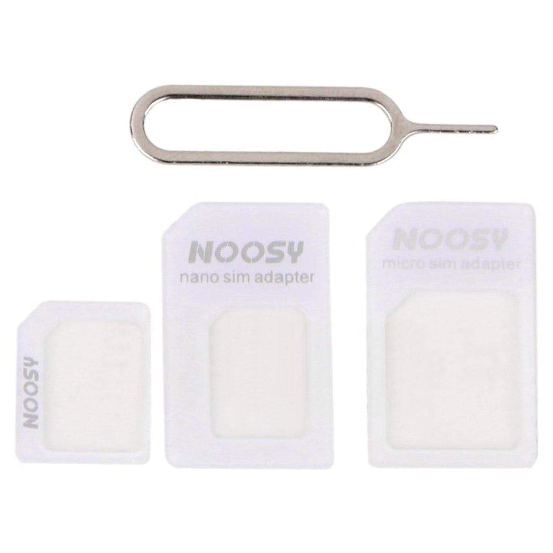 Nano to Micro and Normal SIM Card Adapter - White