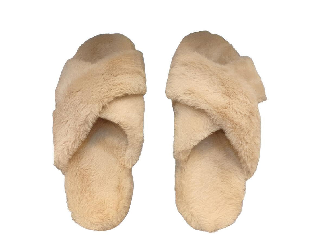 Home Slippers for Women - Cross Strap Puff Indoor Slippers, Open Toe Design, Soft Cushioned Sole for Indoor Comfort, Perfect for Home Lounging (Size 40)