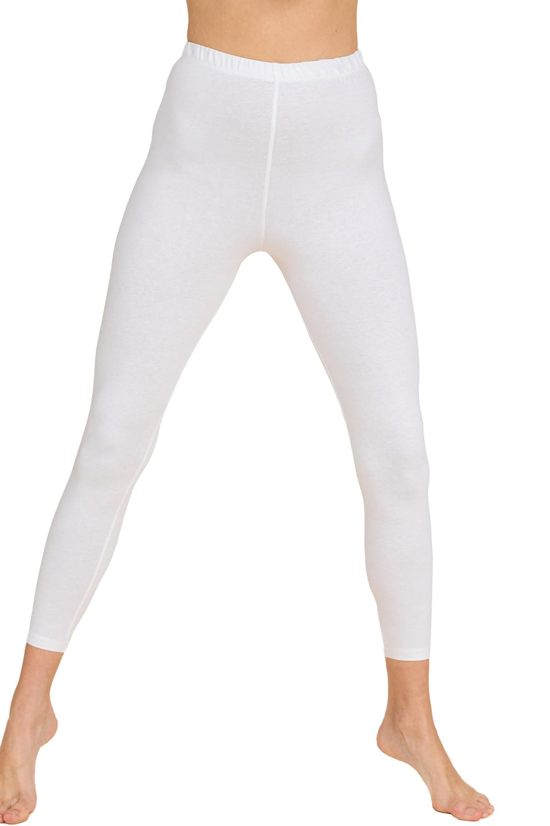 Charmaine Womens Plain Cotton Leggings (pack of 1)