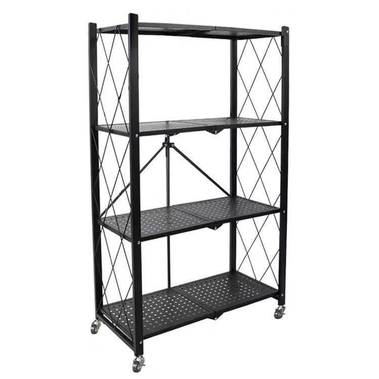Dollar for Improt Metal Kitchen Organizer Holder 4 Floors and 5 Floors Black