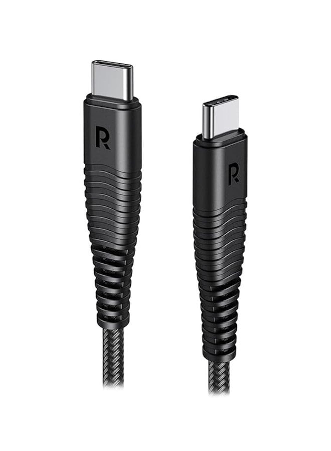 RAVPower RP-CB1037 USB-C to USB-C Cable, 1.2 Meter Fast Charging & Data Transfer Cable for Smartphones, Tablets & USB-C Devices, Black