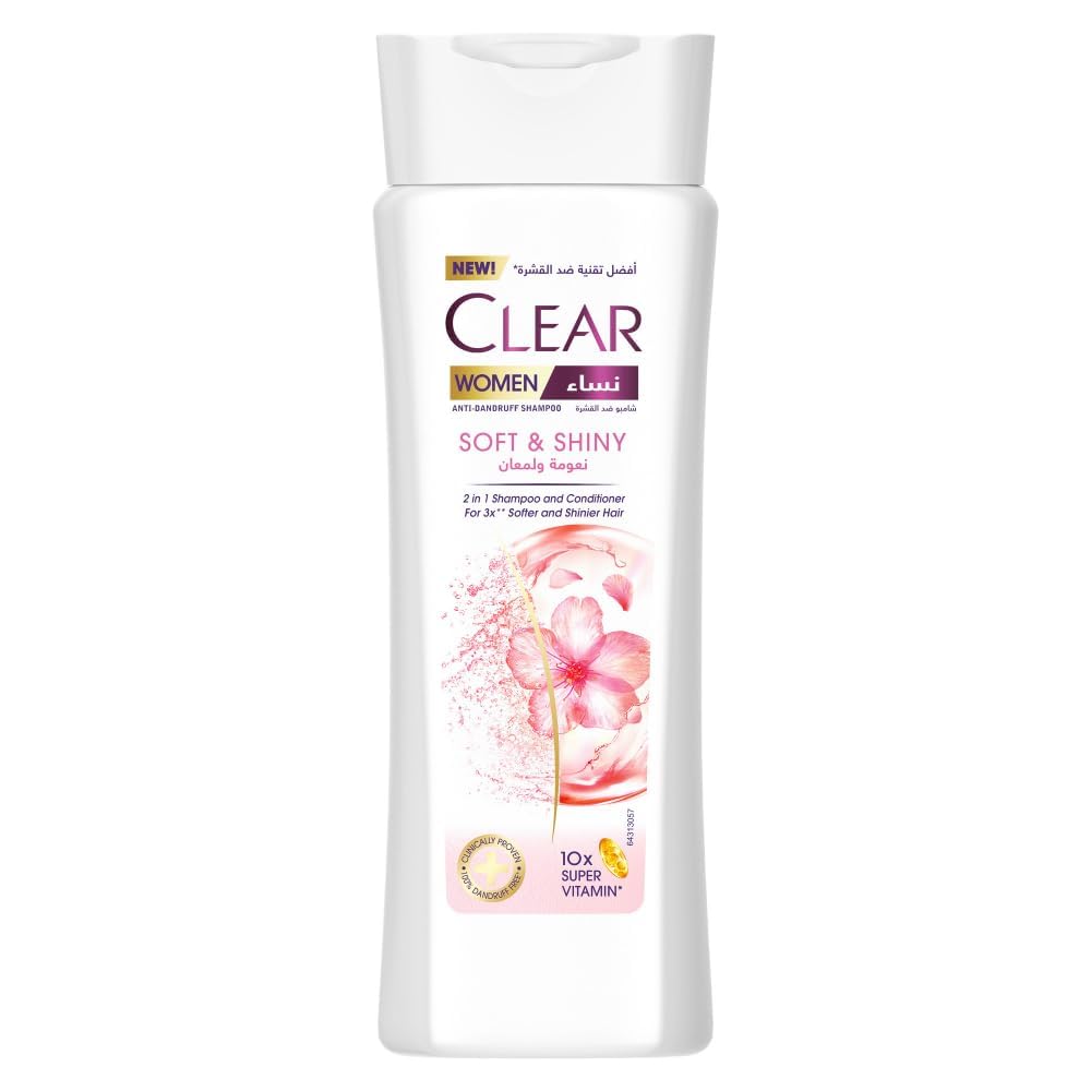 Clear Women Anti-Dandruff Shampoo Soft & Shinny, 200 ml