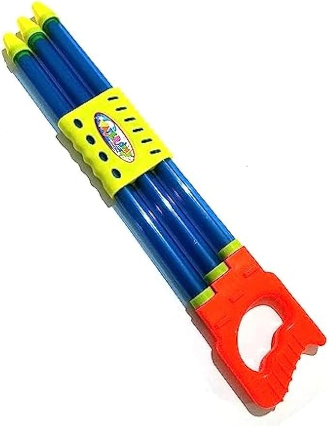 Sea Adventures Pool Plastic DIY Pool Water Cannon Kids Safe 55cm Tall (Three Outlet)