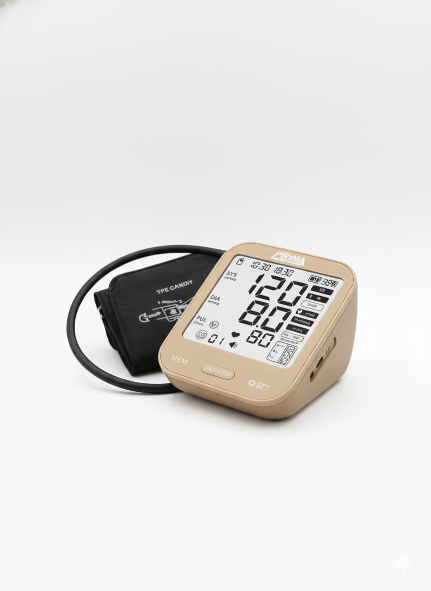 Blood Pressure Monitor Easiest Practical Device Large Screen Voice Reading Perfect for Seniors