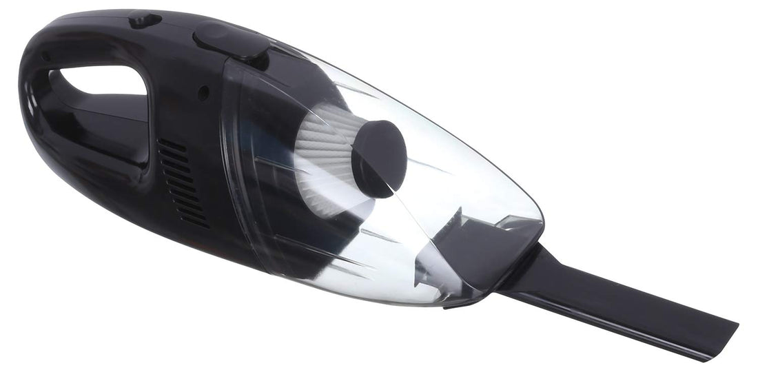 Car Vacuum Cleaner 80W - Portable Handheld with / 16 ft Cord, & Attachments - Small Vacuum for Car, RV, Boats, Travel - Black