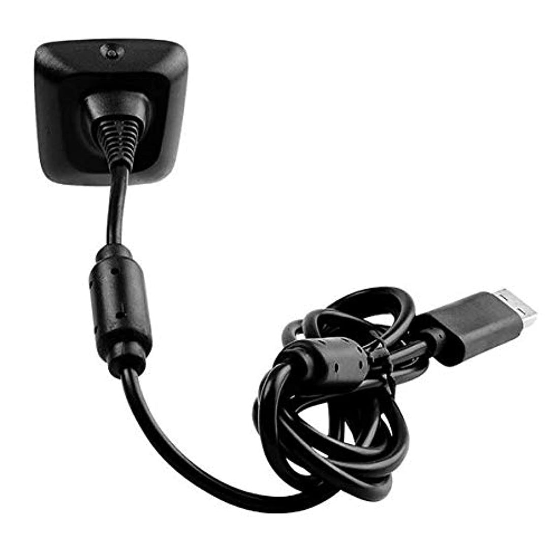 USB Game Controller Wireless Power Supply Charger Cable Gamepad Joystick for Xbox 360 1.5m, Black)