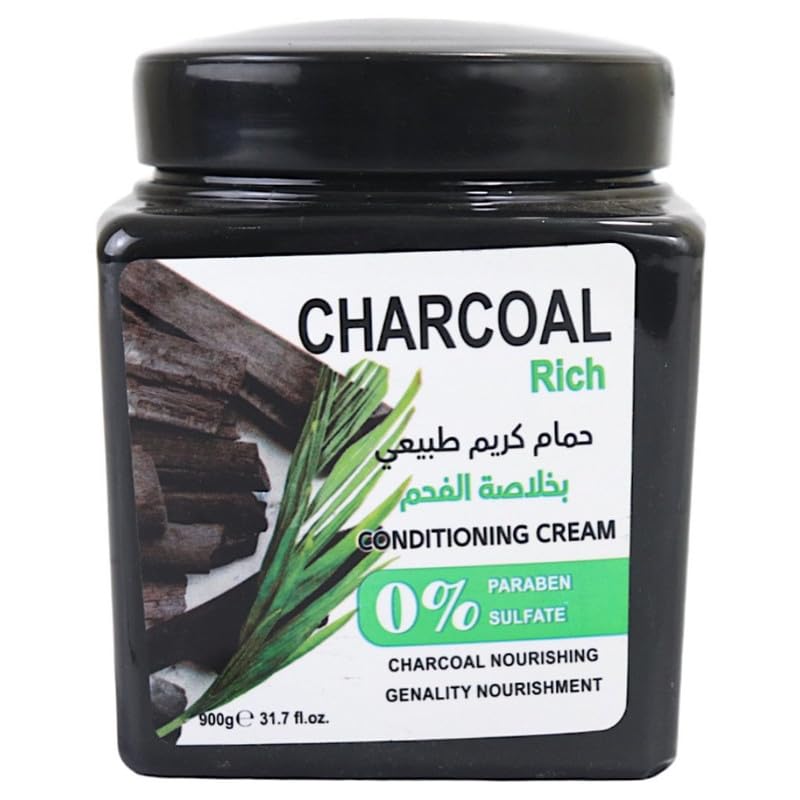 Starky Hair Cream Bath Conditioning Cream 0% Paraben&Sulfate Charcoal Nourishing Genality Nourishment-900g