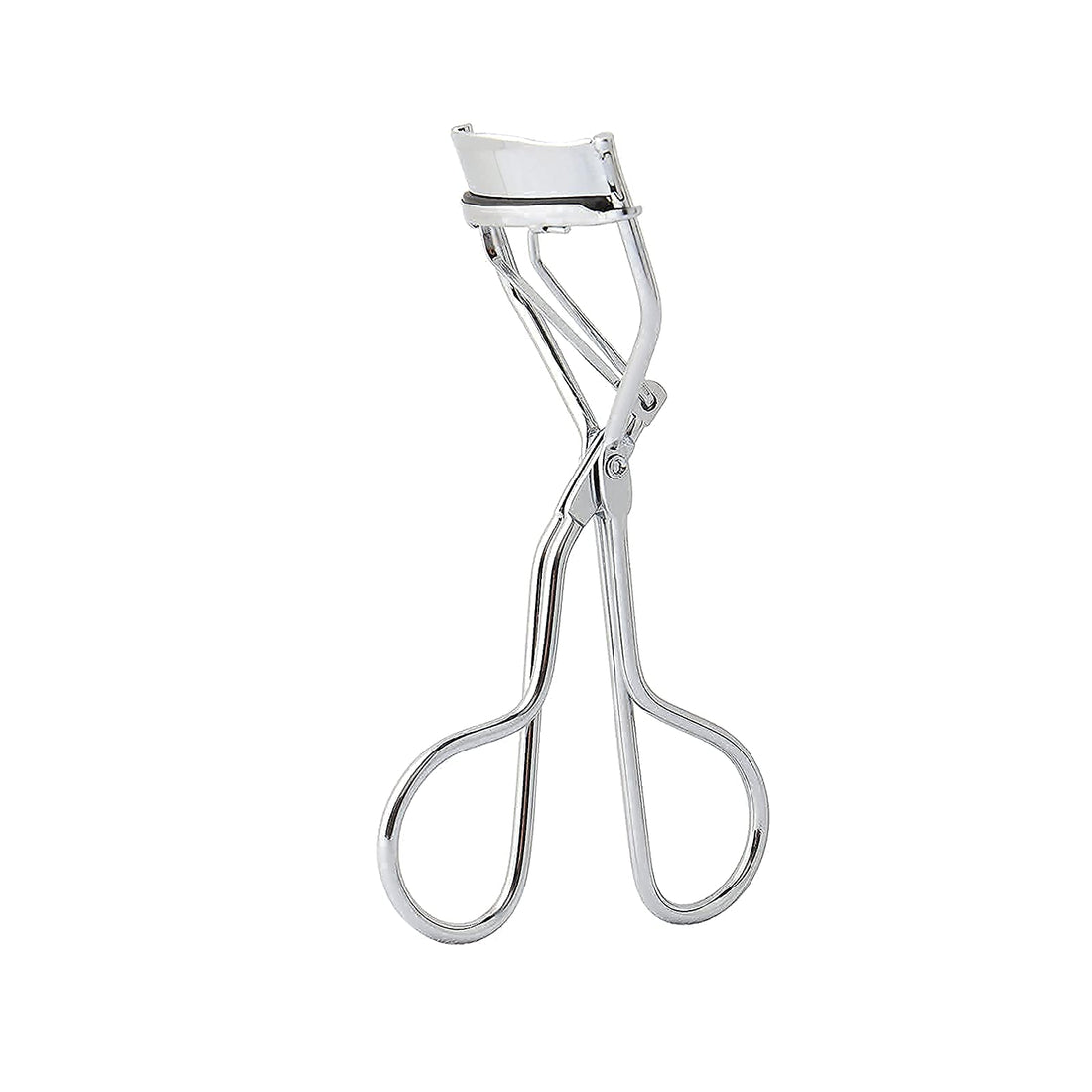 æ— å“牌 Eyelash Curler, Professional Stainless Steel Lash Curler with Silicone Pad, Beauty Essential Cosmetic Makeup Tool with Comfortable Handle Fits All Eye Shape, Silver