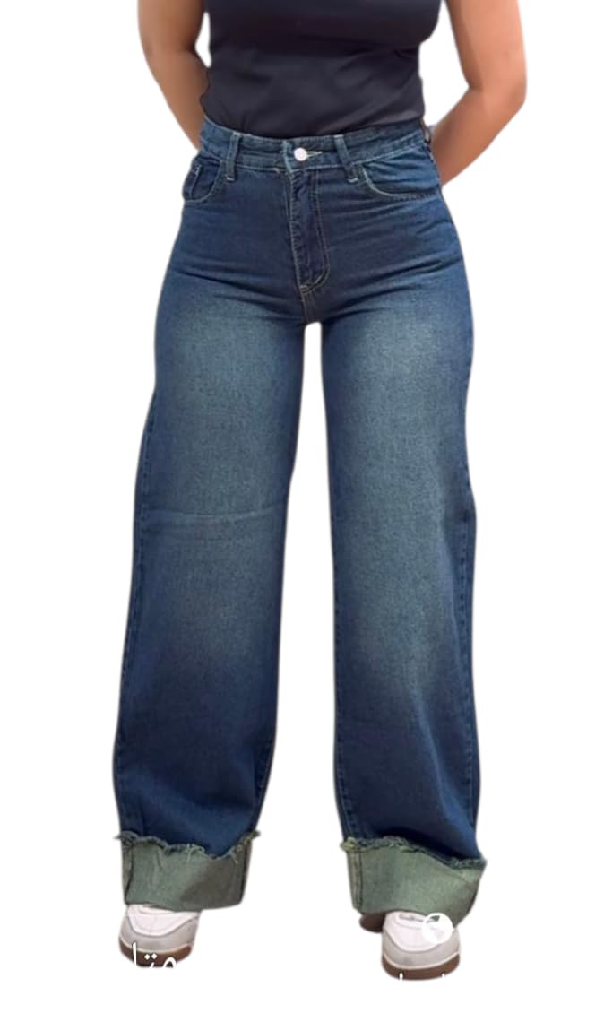 DALY Women's Cotton Straight Leg Jeans