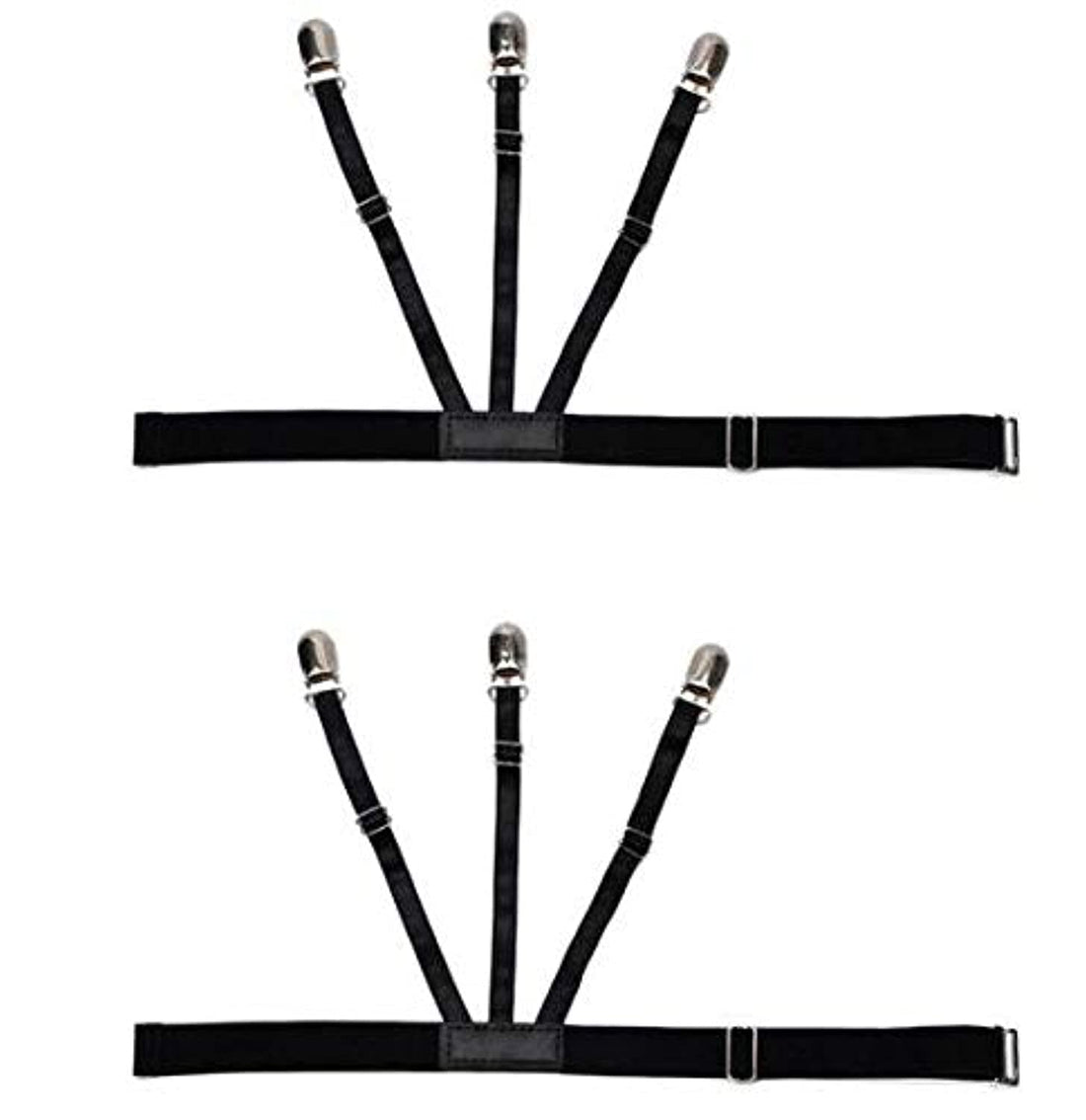Stretchable Slim T-Shirt Fixing During Moving for Men (Free Size)- 2 Pieces- Black