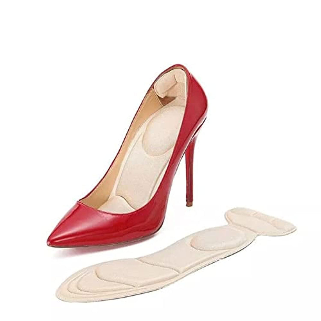 1 Pair Shoe Insoles - Memory Foam Cushion Inserts - Foot Protection from New Shoe Pain Foot Wounds and Long Walkers - Fits Up to Size 40 - Trim & Adjustable - More Use