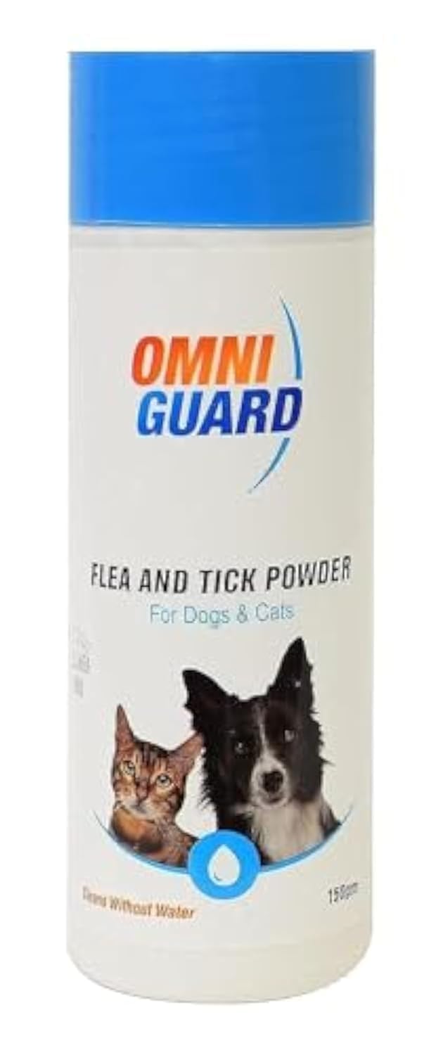 Omniguard Omni Guard Flea And Tick Powder Shampoo For Dogs And Cats 150 Ml White