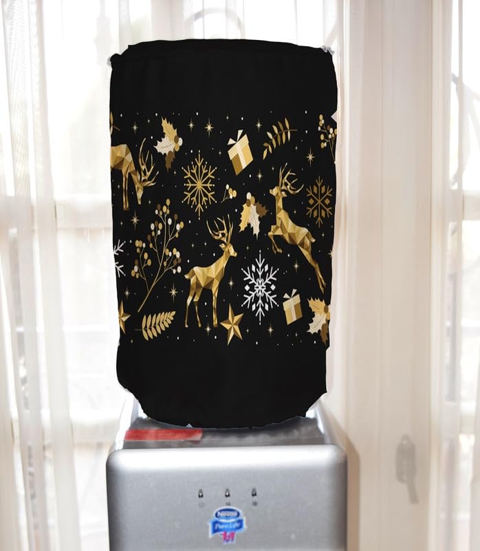 HOME PRINT CHRISMS 16 MULTI COLOR 19L WATER BOTTLE COVER