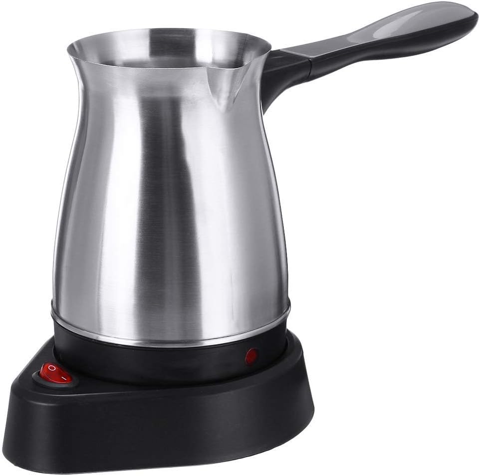 Portable Electric Kettle Turkish Greek Coffee Maker Stainless Steel 800ml