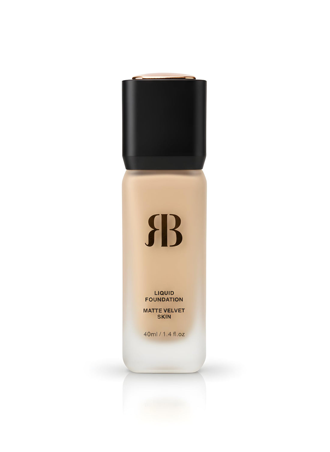 Rose Berry Black Rose Liquid Foundation, Matte Velvet Skin Finish, Light as Air Formula, 40ml, Shade 02