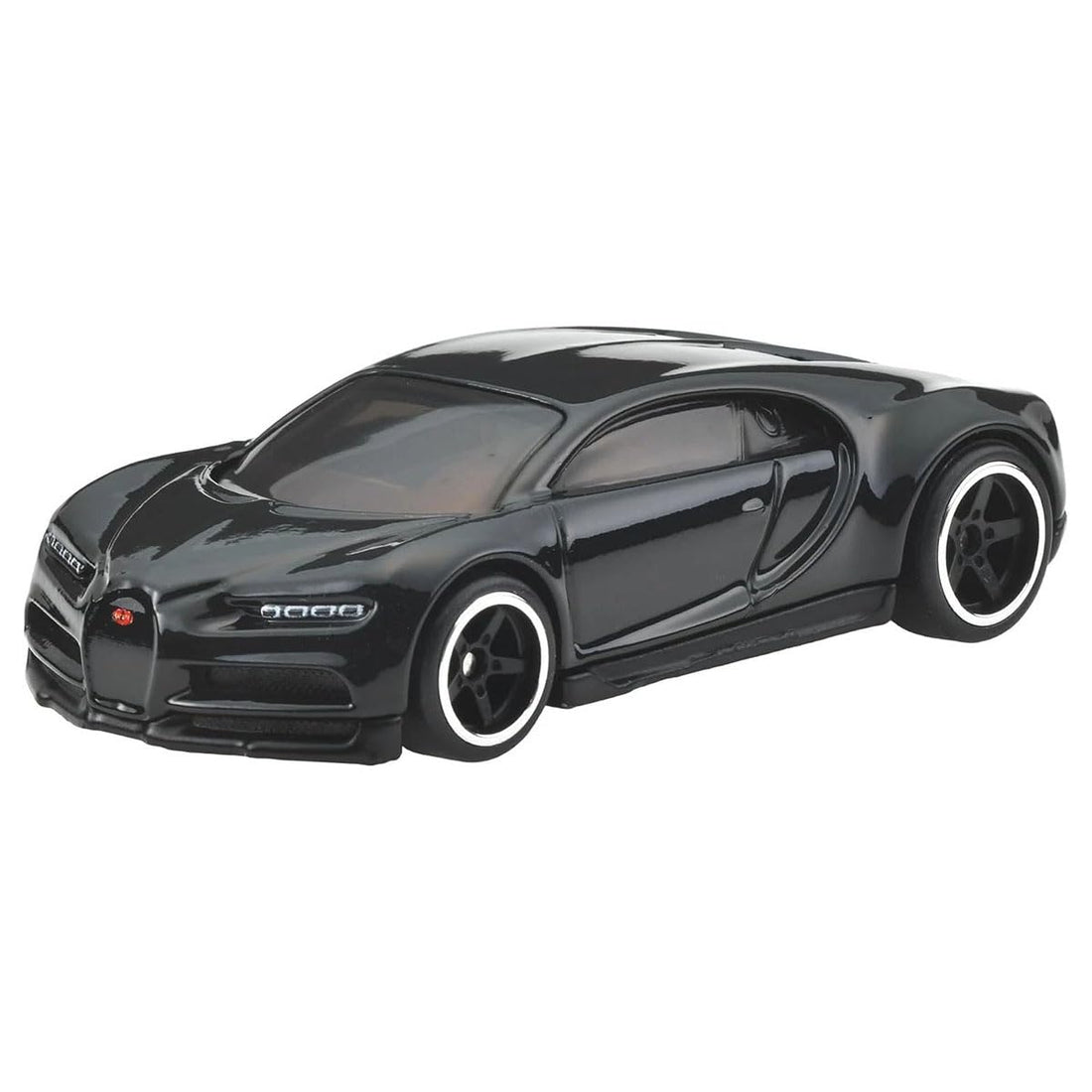 Hot Wheels Premium Boulevard '16 Bugatti Chiron, 1:24 Scale Die-Cast Metal Model Car, Black, 7.5 cm