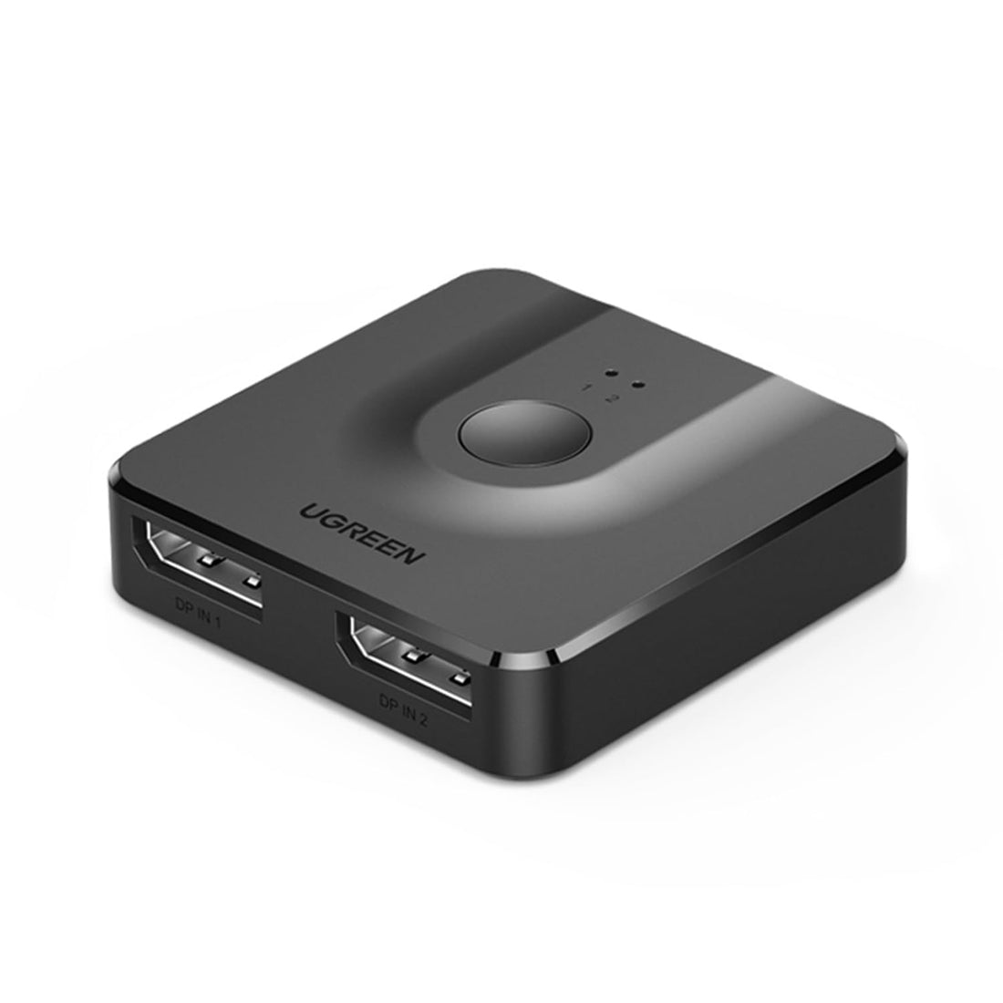 UGREEN CM430 SIGNAL SPLITTER 2X DISPLAYPORT (INPUT) TO 1X DISPLAYPORT (OUTPUT) 4K / 1080P SWITCH BLACK (60622)