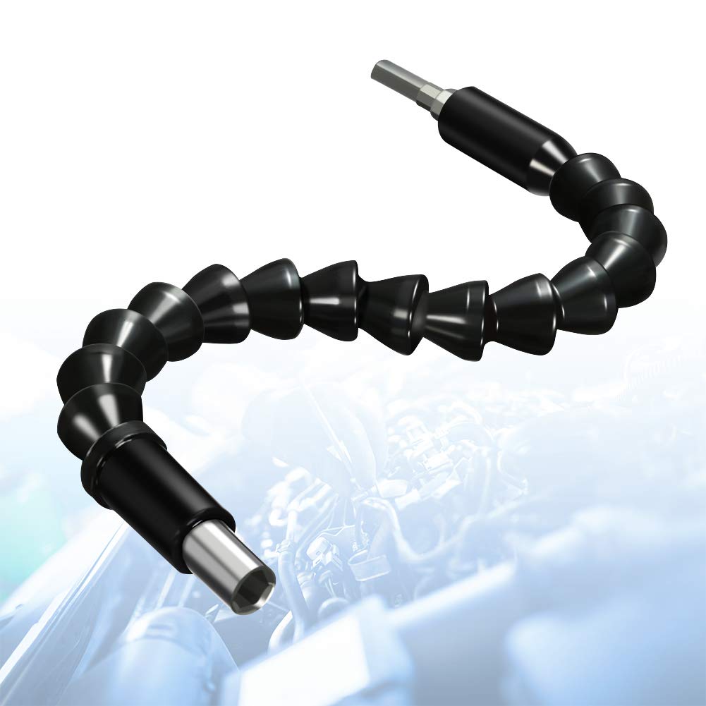 Yosoo Drill Screwdriver Extension, Flexible Drill Bit Extension Kit for Flexible Drill Cardan Screwdriver, Handy, Solid Construction Usefull in Tight Corner Workspace