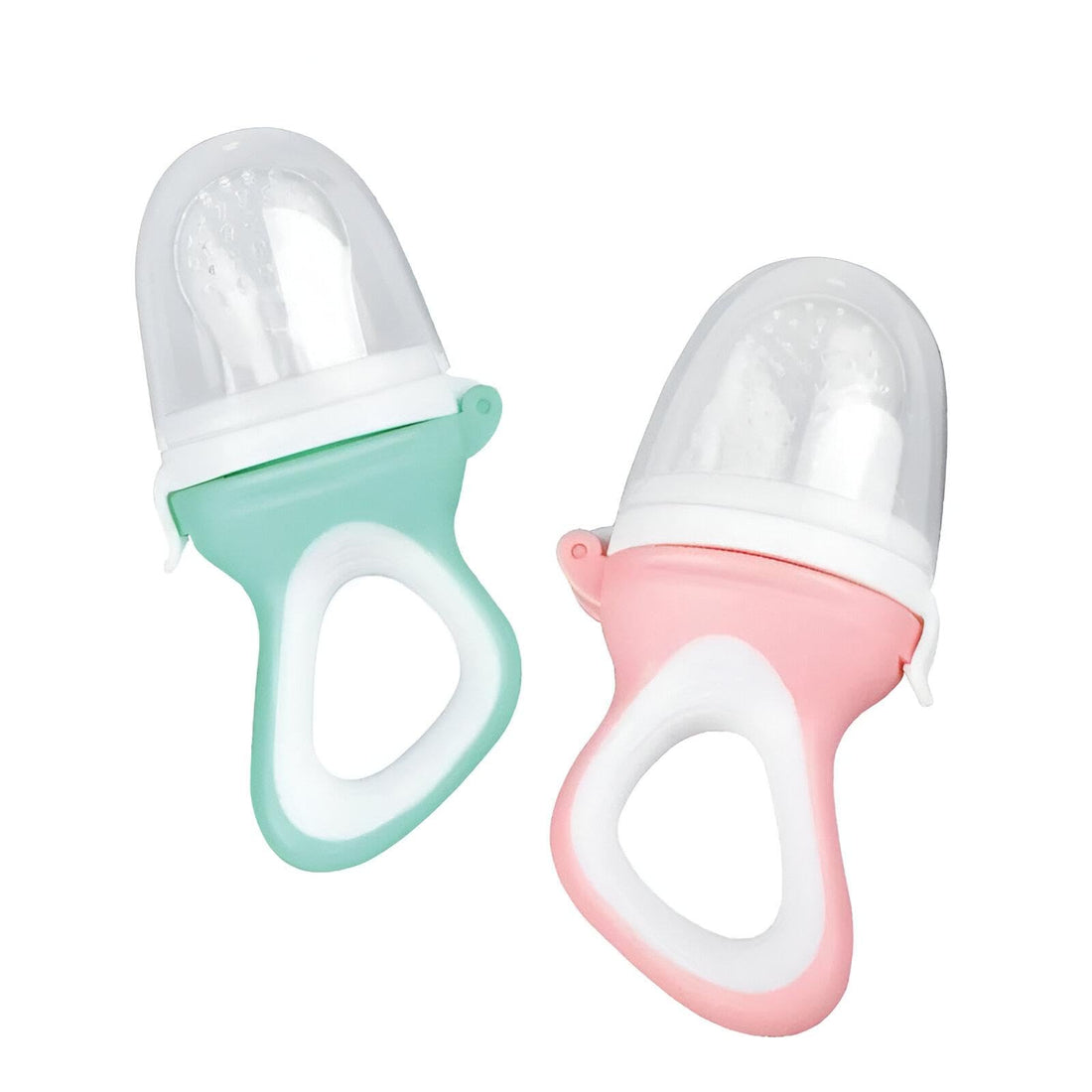Fruit Lollipop - 2 in 1 Pacifier & Teething Toy for Babies, Easy to Use and Helps Safely Serve Solid Foods, BPA Free Silicone for Every Stage of Growth (2 Pack)