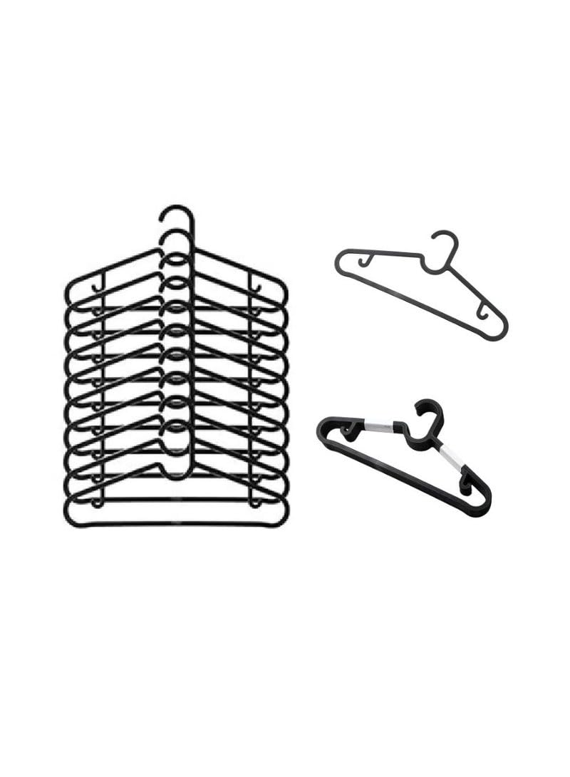 Black hanger 10 pieces