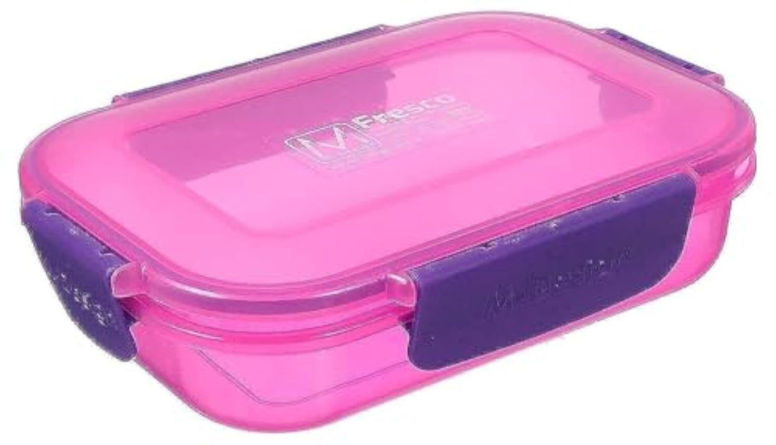 M Design Lunch Box, 600 ml - Pink and Purple