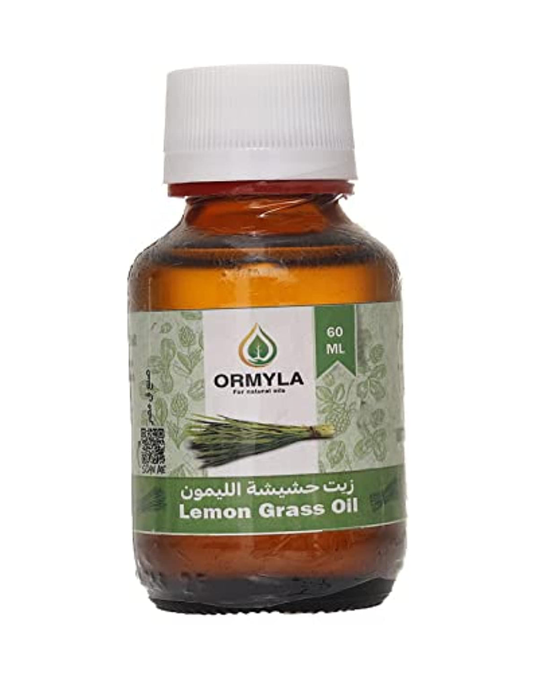 Ormyla Lemongrass Oil Raw Virgin for Hair, Skin and Body, 60 ml