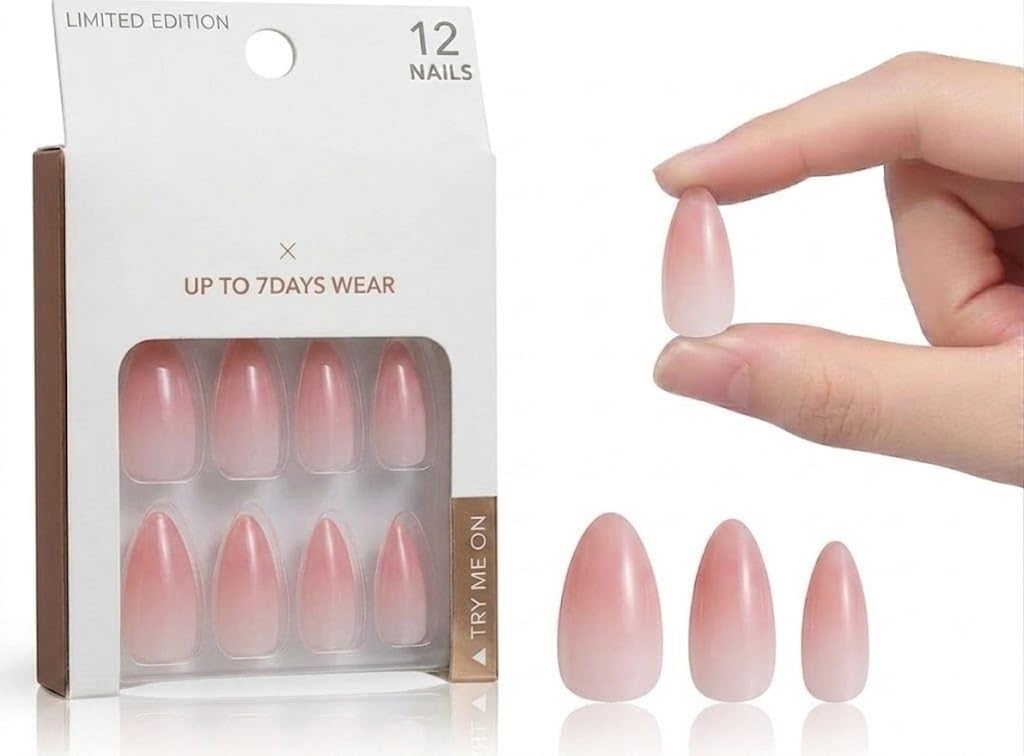 PRESS ON NAILS- 12pcs Medium -False Nails, Perfect For Parties, Comes FACE-OVAL WITH ONE SHEET DOUBLE FACE-MIX COLOR - MIX COLOER -NO3