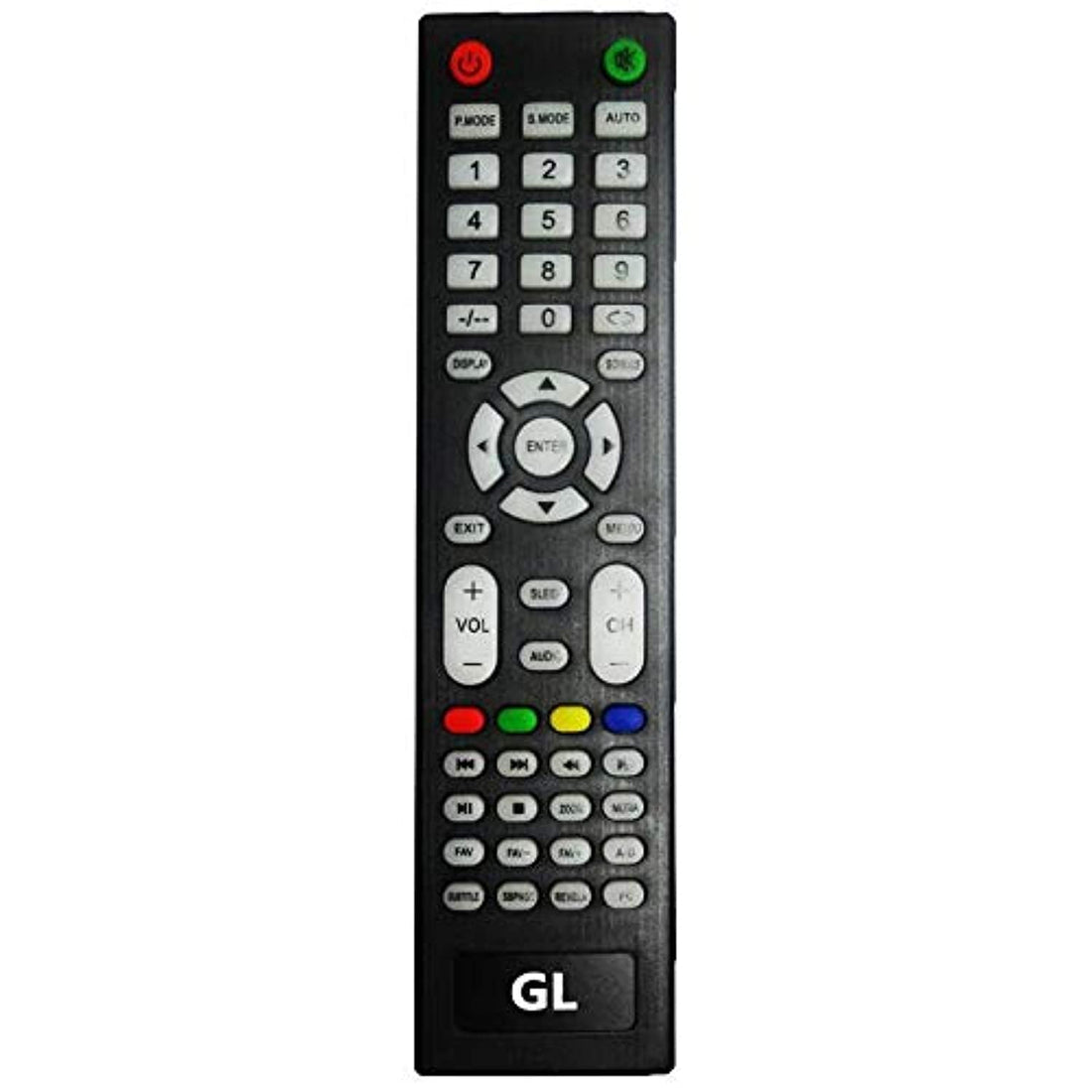 REMOTE CONTROL COMPATIBLE WITH NOKIA EGYPT, ATA, UNIONAIRE 32 INCH, JAC, GL, BLACK