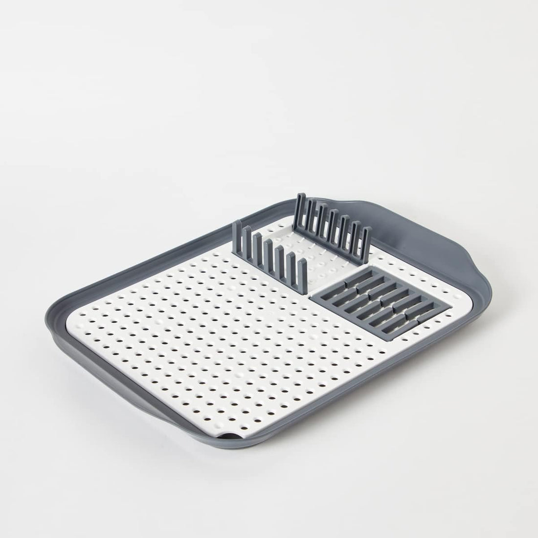 AREXOL Multi-Use Plastic Cutting Board and Dish Drainer, Chopping and Draining for Fruits Vegetables Fish, 45x35 cm, Heavy-Duty