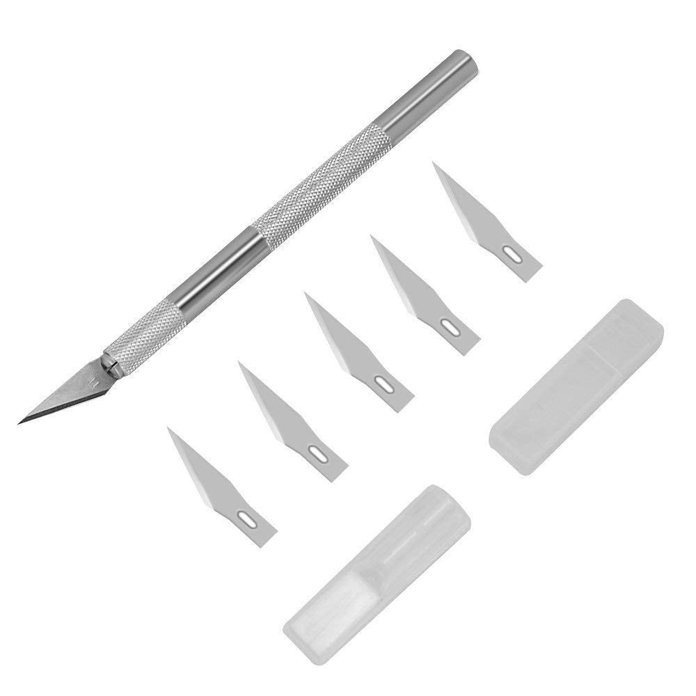 AEC precision craft knife Cutter with 5 blades exchangeable