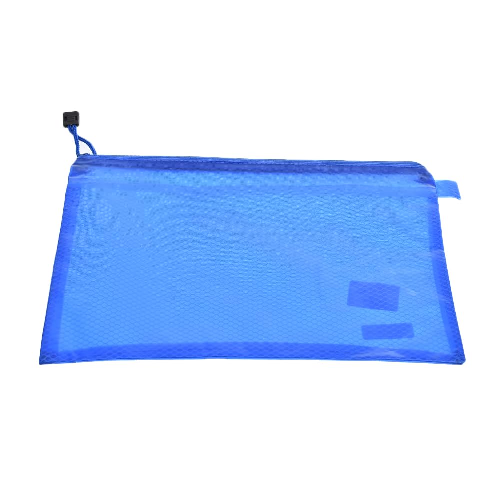B5 1801-3 755A H103 Plastic File Folder With 2 Zippers With Durable Material, Suitable For School And Home