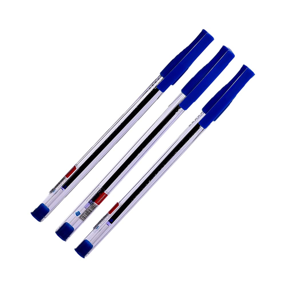 Nataraj Ballpoint Pen 0.7 mm Pack Of 5 Blue Ink Pens - Blue