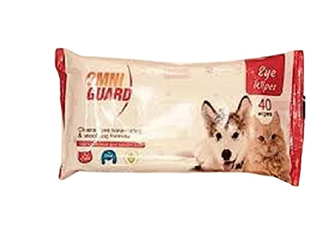 Omni Guard Cats & Dogs Eyes Cleaning Wipes (40)